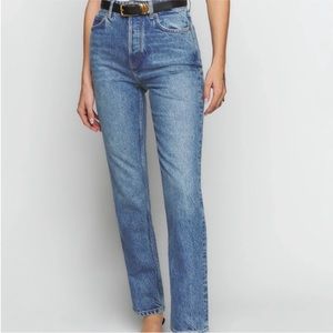 Reformation Cynthia High Rise Straight